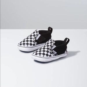 Vans checkered crib shoes size 1